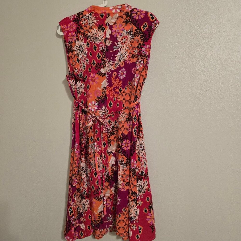 Jacyln Smith Dress Women's XL Sleeveless Floral Long Casual Outdoor Preppy Midi